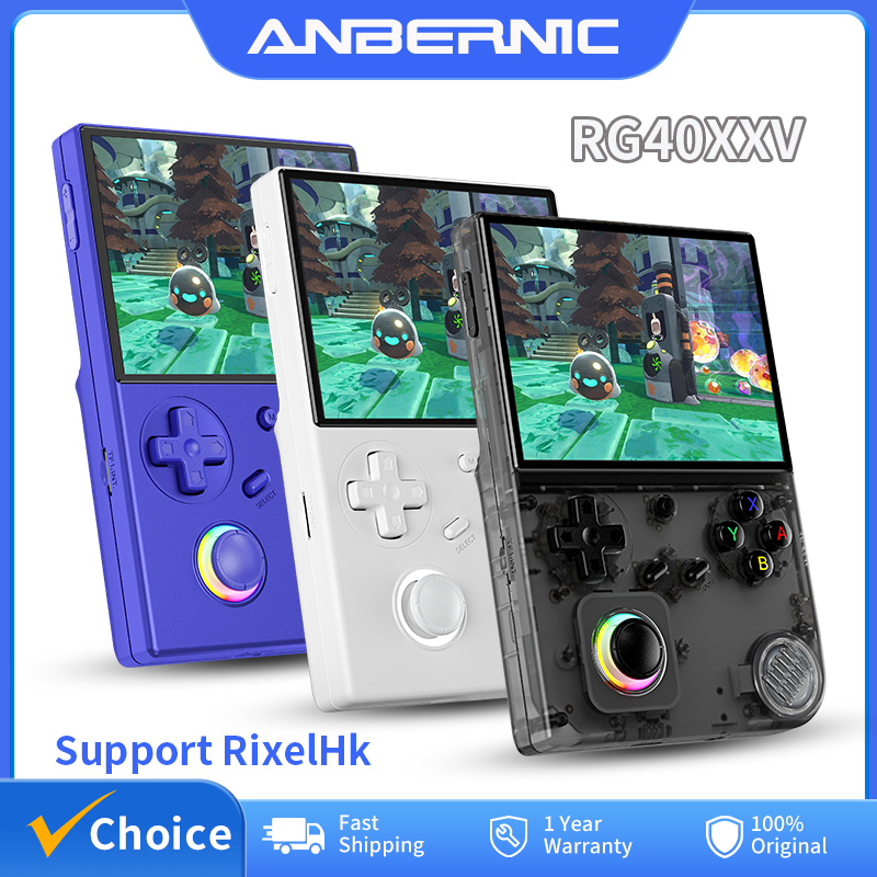 Retro Handheld Console Linux Ips Screen - ANBERNIC RG40XXV ريترو وحدة تحكم بجهاز
