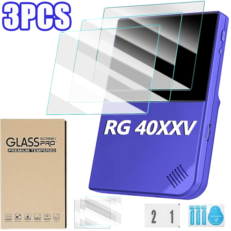 Screen Protector Tempered Glass Console - 3-1 قطعة الزجاج المقسى ل Anbernic