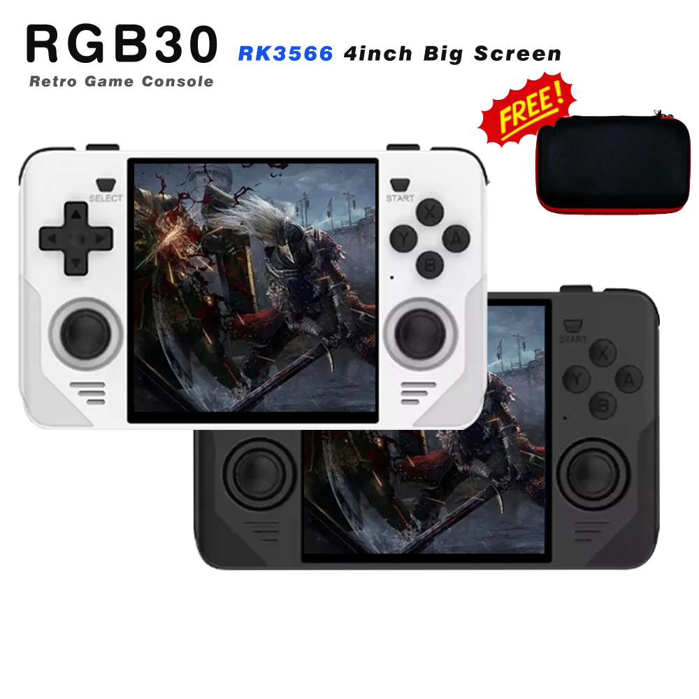 Open Source Retro Game Console 4 Inch - جهاز ألعاب محمول جديد RGB30 بشاشة