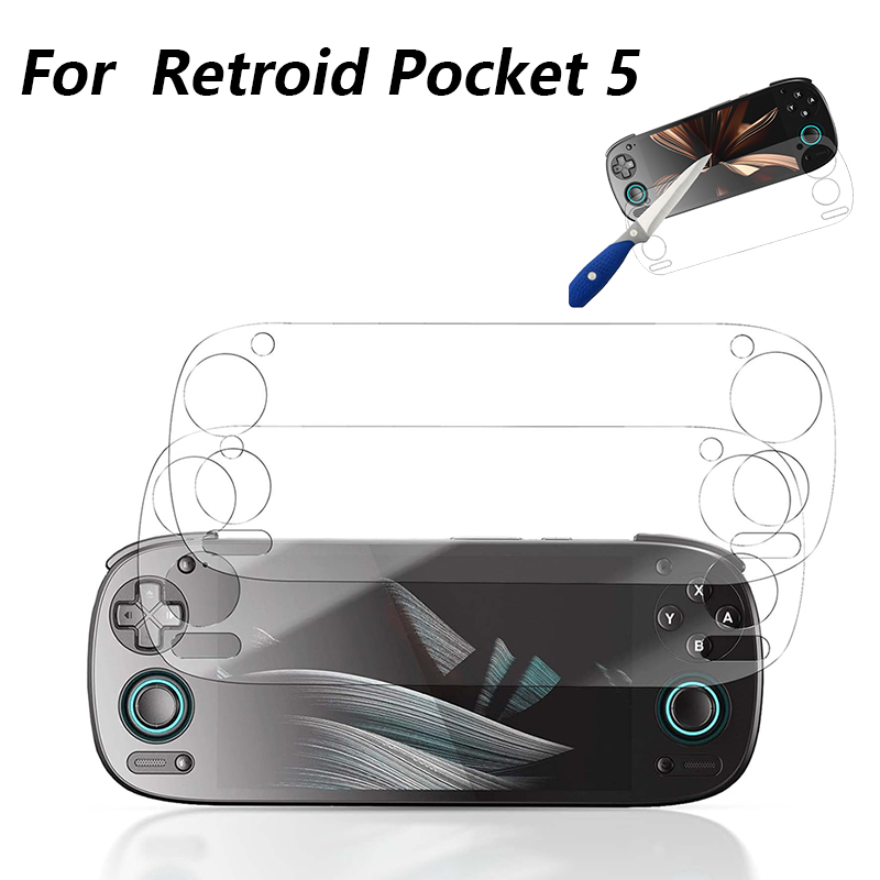 Screen Protector Tempered Glass Console - واقي شاشة لجهاز الألعاب Retroid Pocket