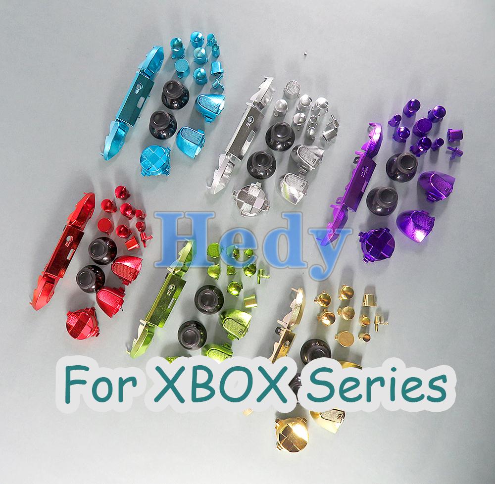 Replacement Buttons Dpad Shell Mod - 20 مجموعة كاملة من أزرار الكروم