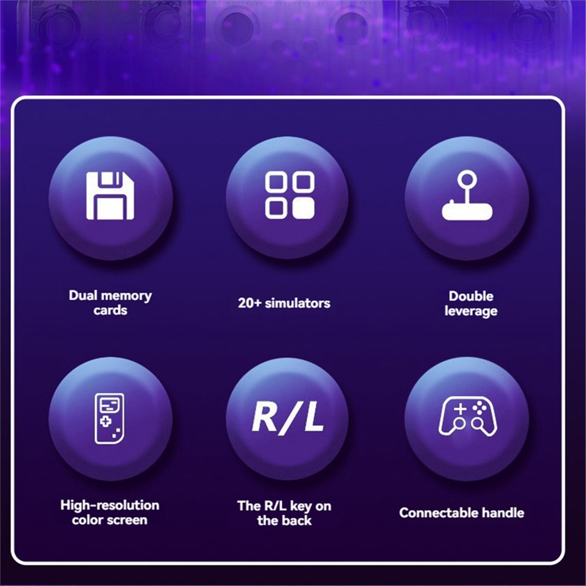 Open Source Retro Game Console 4 Inch - عرض ترويجي: وحدة تحكم ألعاب R39MAX