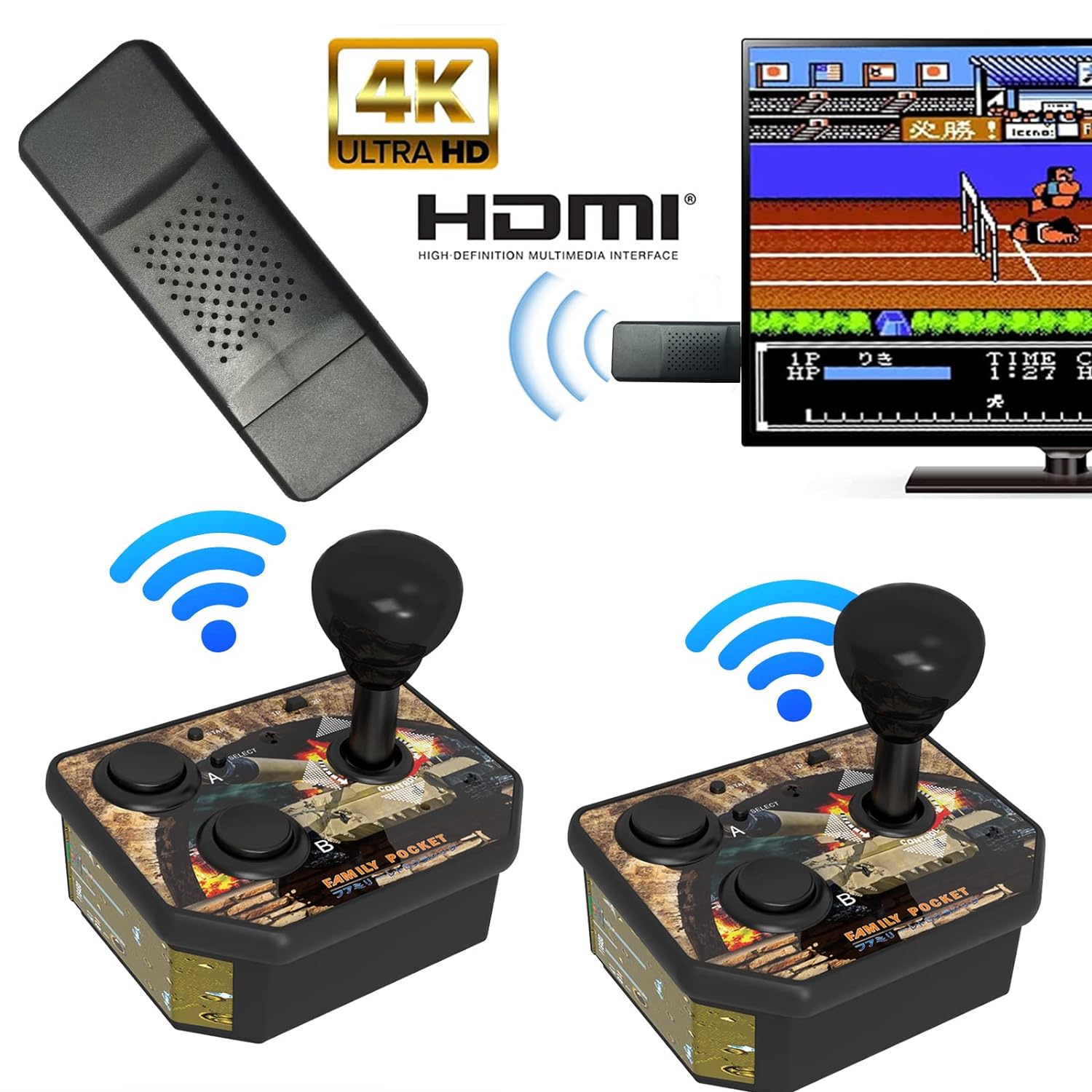 Retro Game Console Hdmi Tv Output - وحدة تحكم ألعاب عالية الدقة حنين