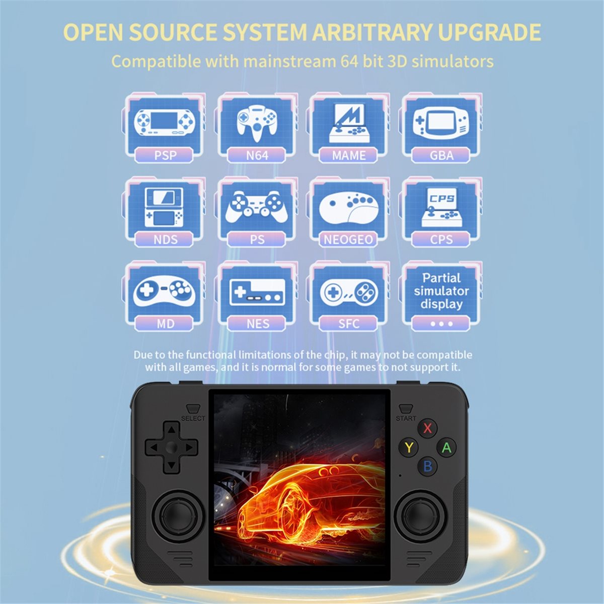 Punctual- RGB30 ريترو وحدة تحك - مراجعة Open Source Retro Game Console 4 Inch وسعره