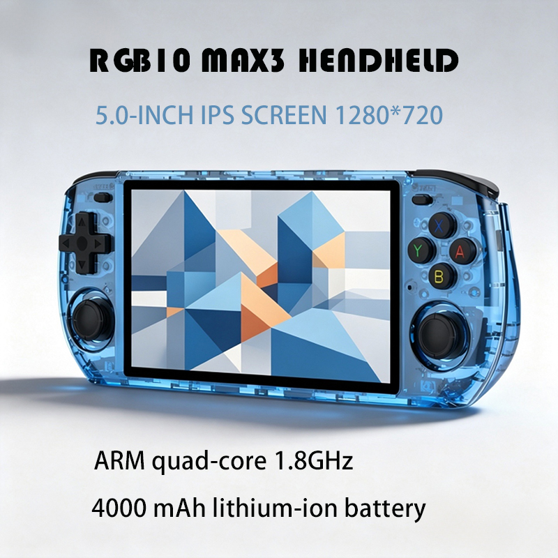 جهاز ألعاب فيديو محمول RGB10 M - مراجعة Retro Handheld Console Linux Ips Screen وسعره