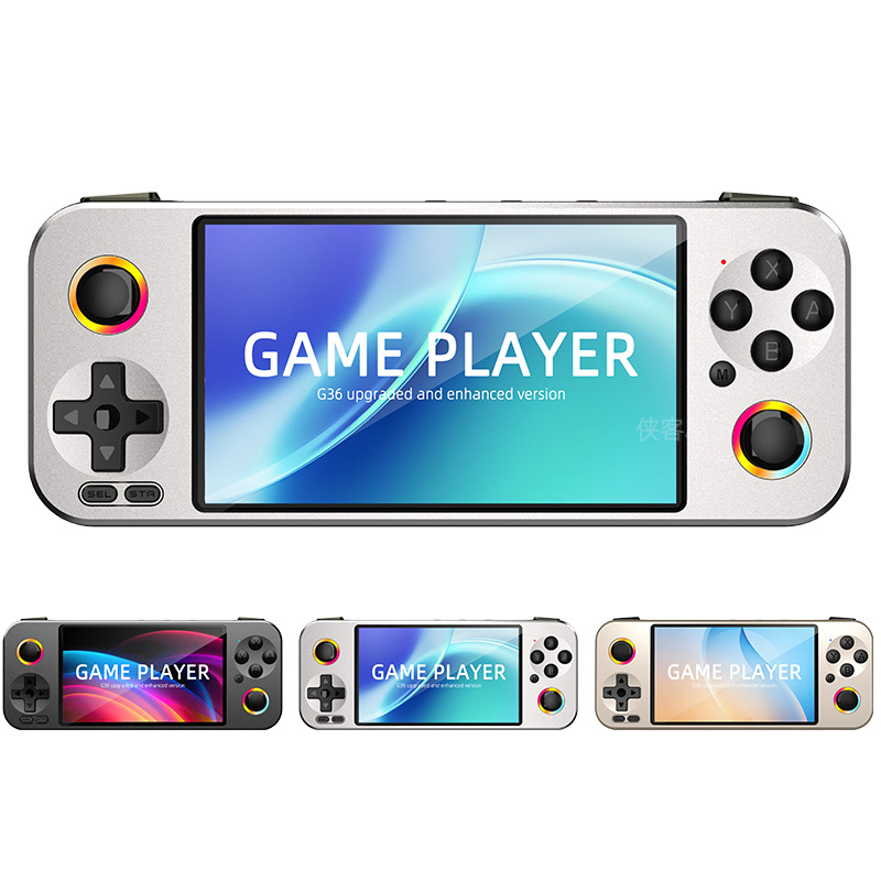 جهاز ألعاب محمول G36 مطور بشاش - مراجعة Open Source Retro Game Console 4 Inch وسعره