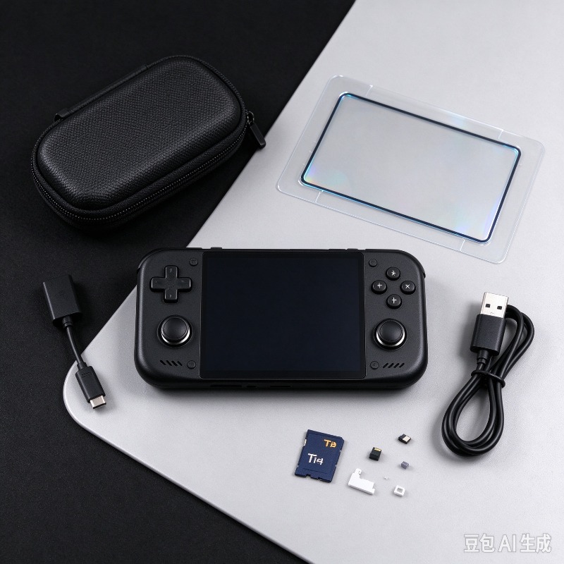 جهاز ألعاب محمول ريترويد بوكيت - مراجعة Android Retro Gaming Handheld Oled وسعره