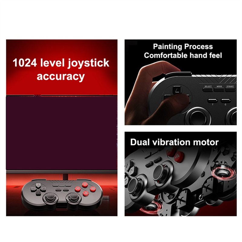 وحدة تحكم ألعاب لاسلكية T23C ق - مراجعة Wireless Retro Controller Bluetooth Gamepad وسعره