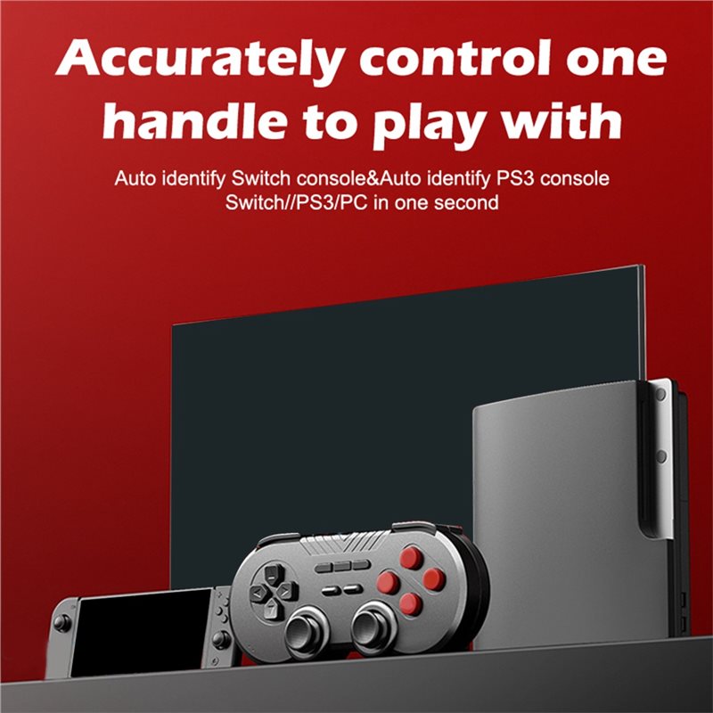 وحدة تحكم ألعاب لاسلكية T23C ق - مراجعة Wireless Retro Controller Bluetooth Gamepad وسعره