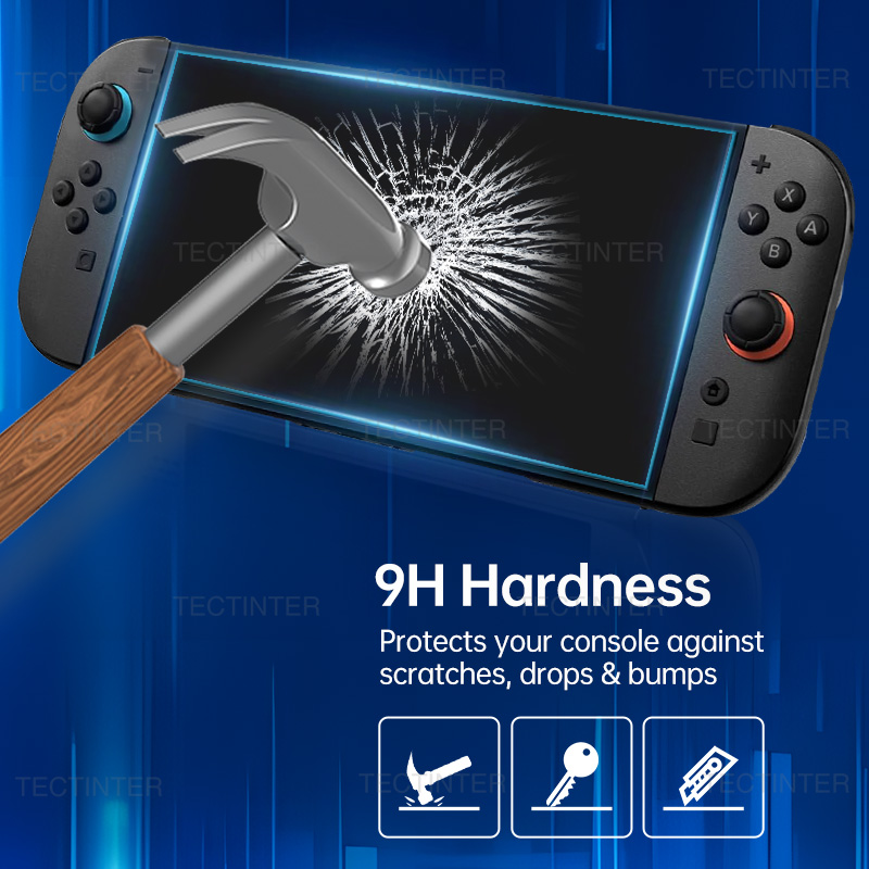 واقي شاشة وحدة التحكم نينتندو  - مراجعة Screen Protector Tempered Glass Console وسعره