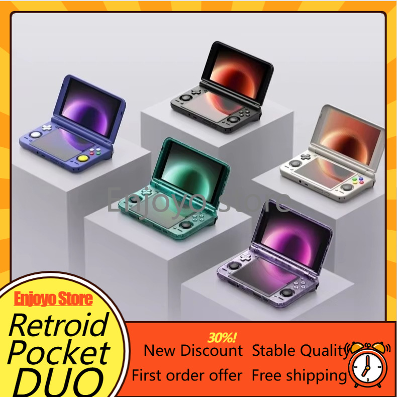 جهاز ألعاب ريترويد بوكيت ديو ا - مراجعة Android Retro Gaming Handheld Oled وسعره