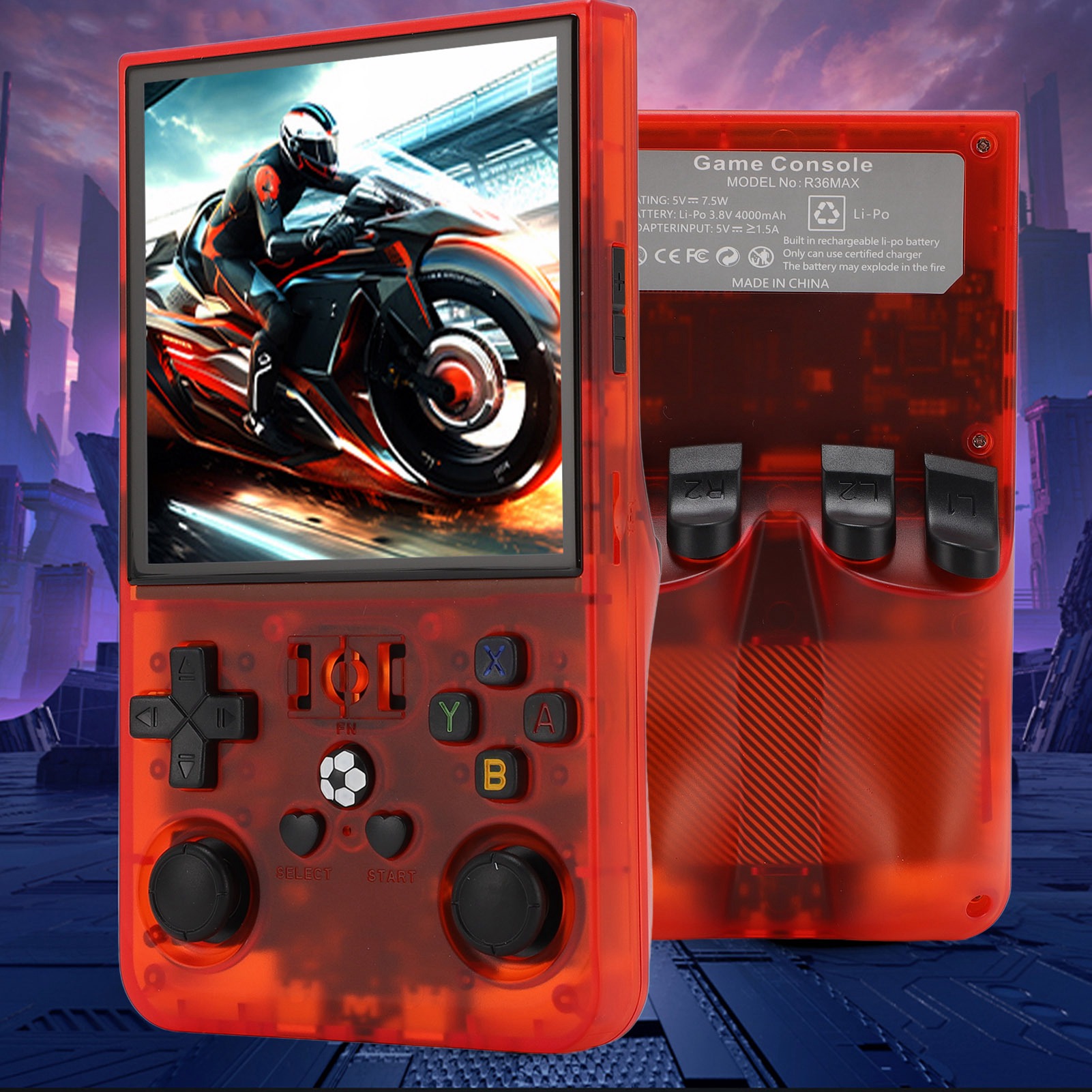جهاز ألعاب محمول بدقة 720x720، - مراجعة Open Source Retro Game Console 4 Inch وسعره