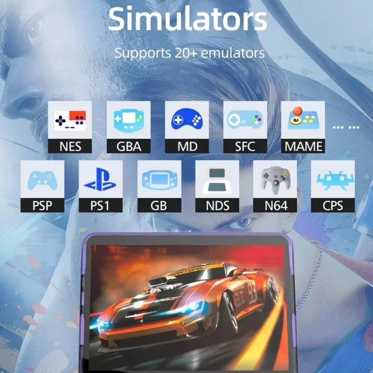 بطاقة ذاكرة لأجهزة ألعاب الفيد - مراجعة Retro Handheld Console Linux Ips Screen وسعره