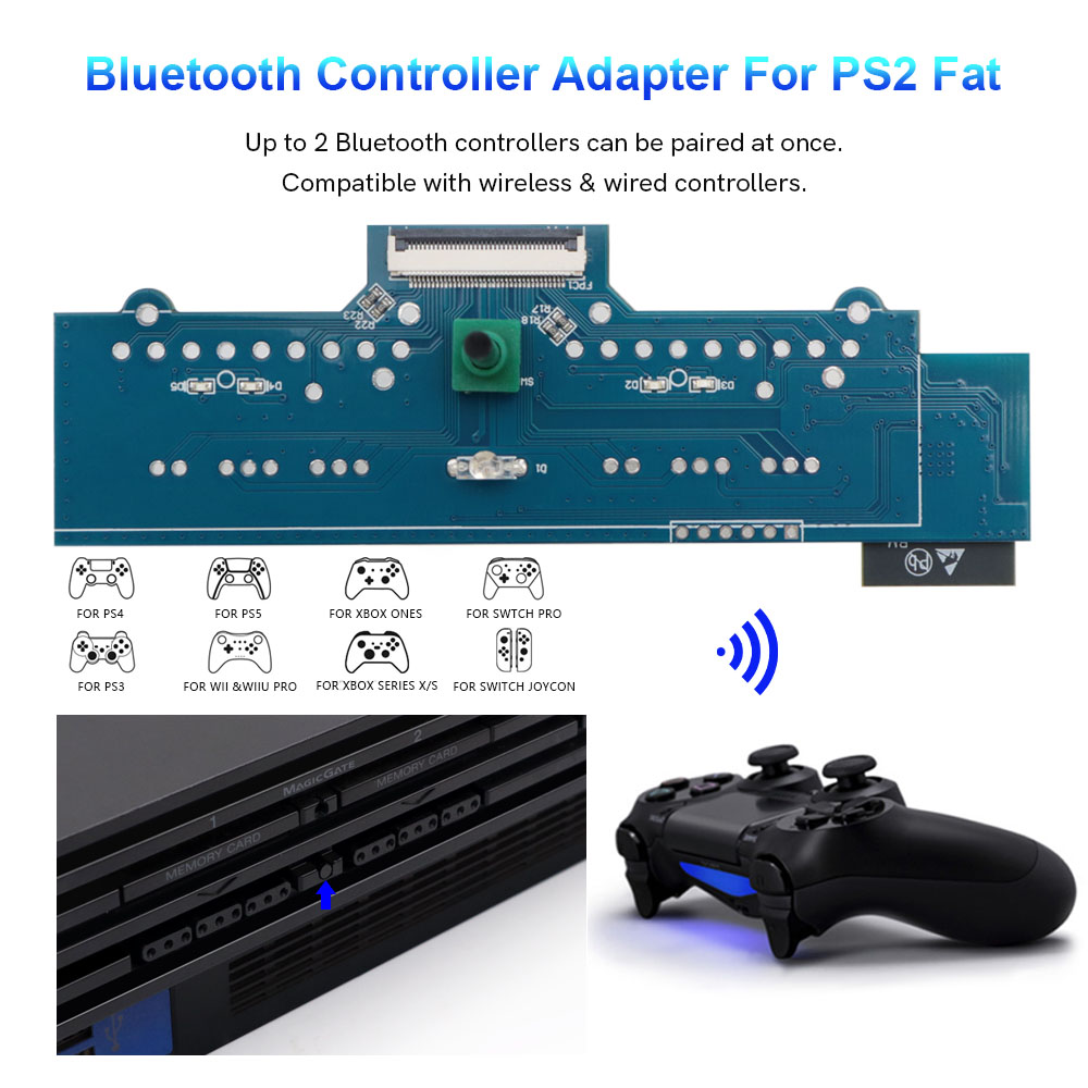 استقبال الرجعية ل PS2 الدهون ب - مراجعة Wireless Retro Controller Bluetooth Gamepad وسعره