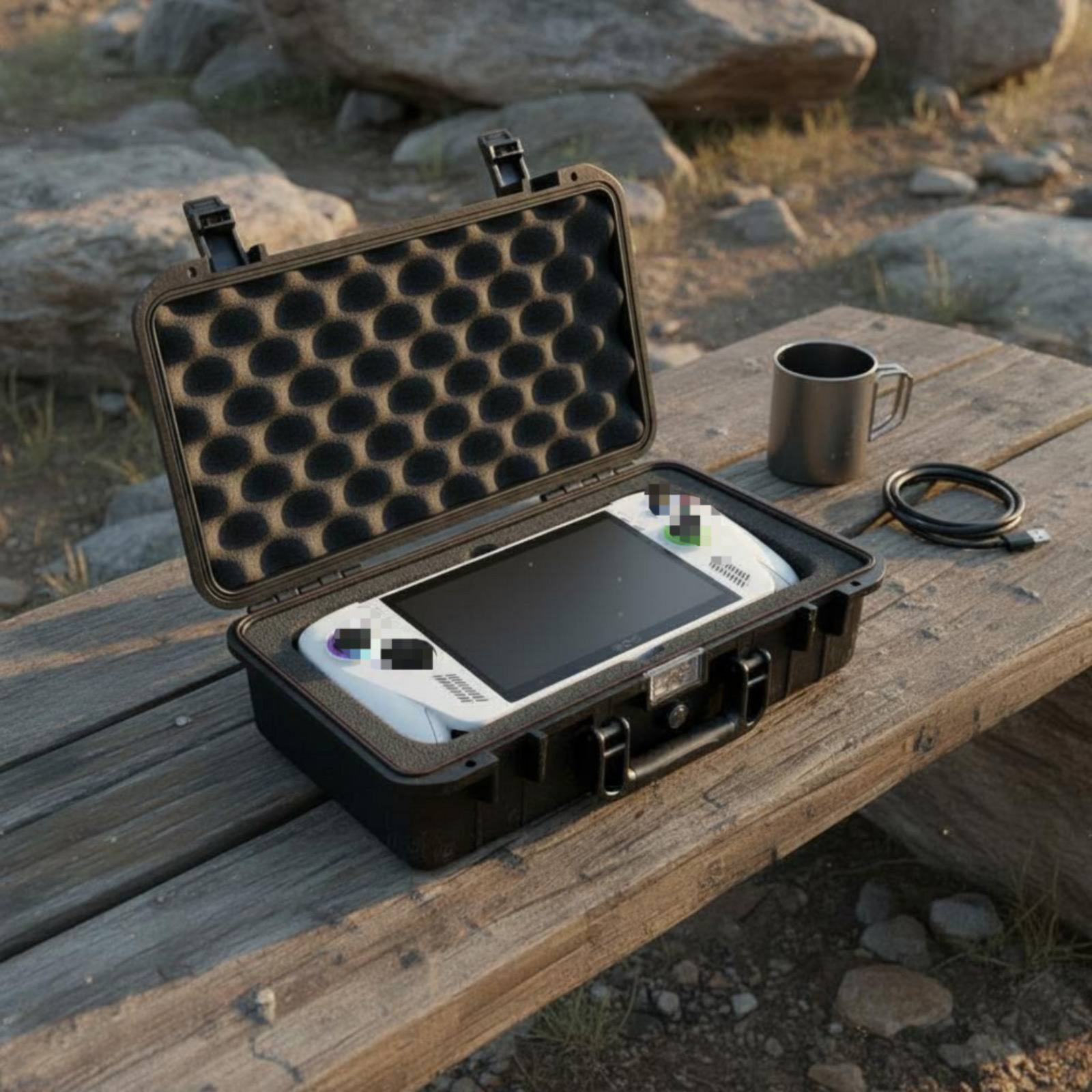 حقيبة واقية صلبة لوحدة التحكم  - مراجعة Handheld Game Console Case Travel وسعره