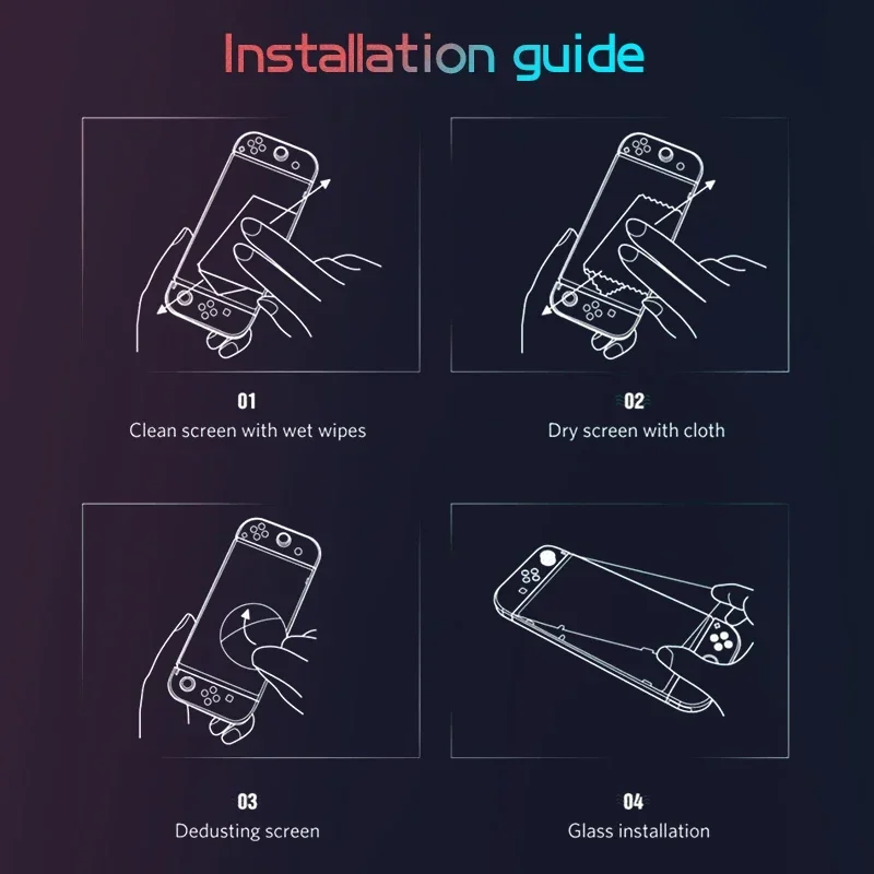 1/2/3 قطعة واقي للشاشة من الزج - مراجعة Screen Protector Tempered Glass Console وسعره
