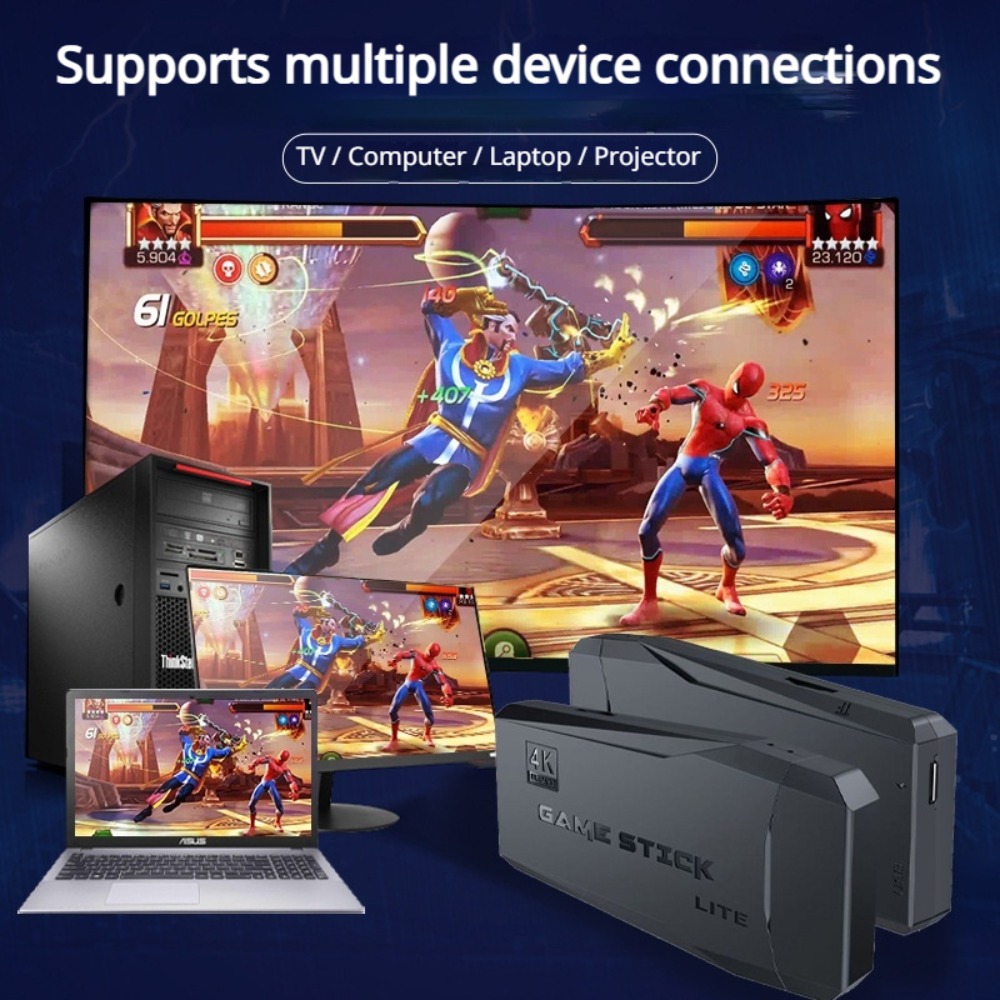 وحدة تحكم ألعاب ريترو محمولة ب - مراجعة Retro Game Console Hdmi Tv Output وسعره