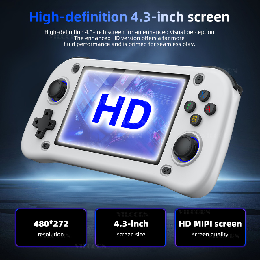 جهاز ألعاب محمول بشاشة 4.3 بوص - مراجعة Retro Game Console Hdmi Tv Output وسعره