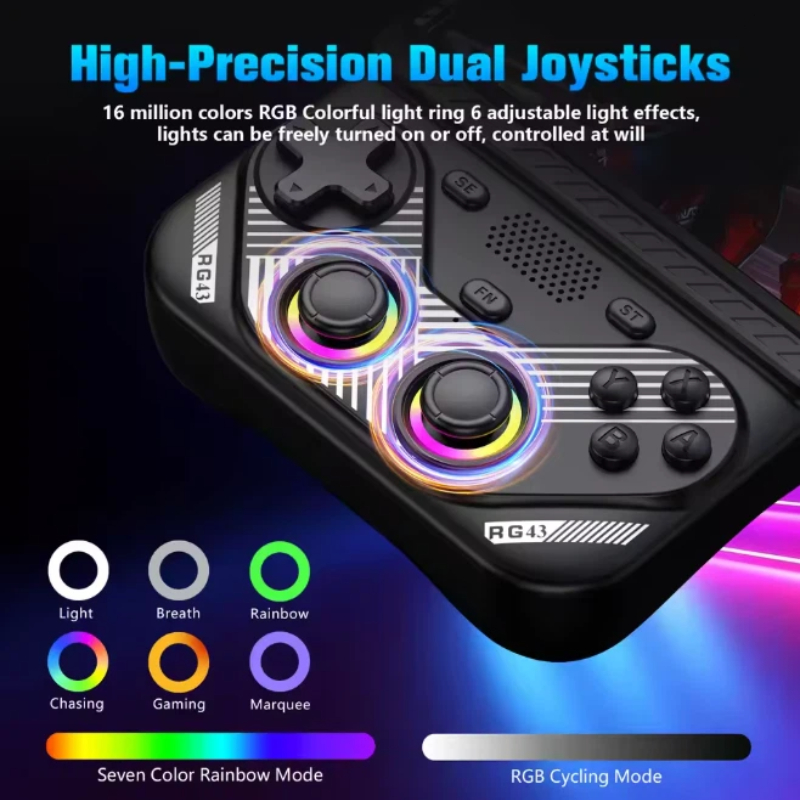 أجهزة ألعاب محمولة Rg43v Pro ب - مراجعة Retro Game Console Hdmi Tv Output وسعره