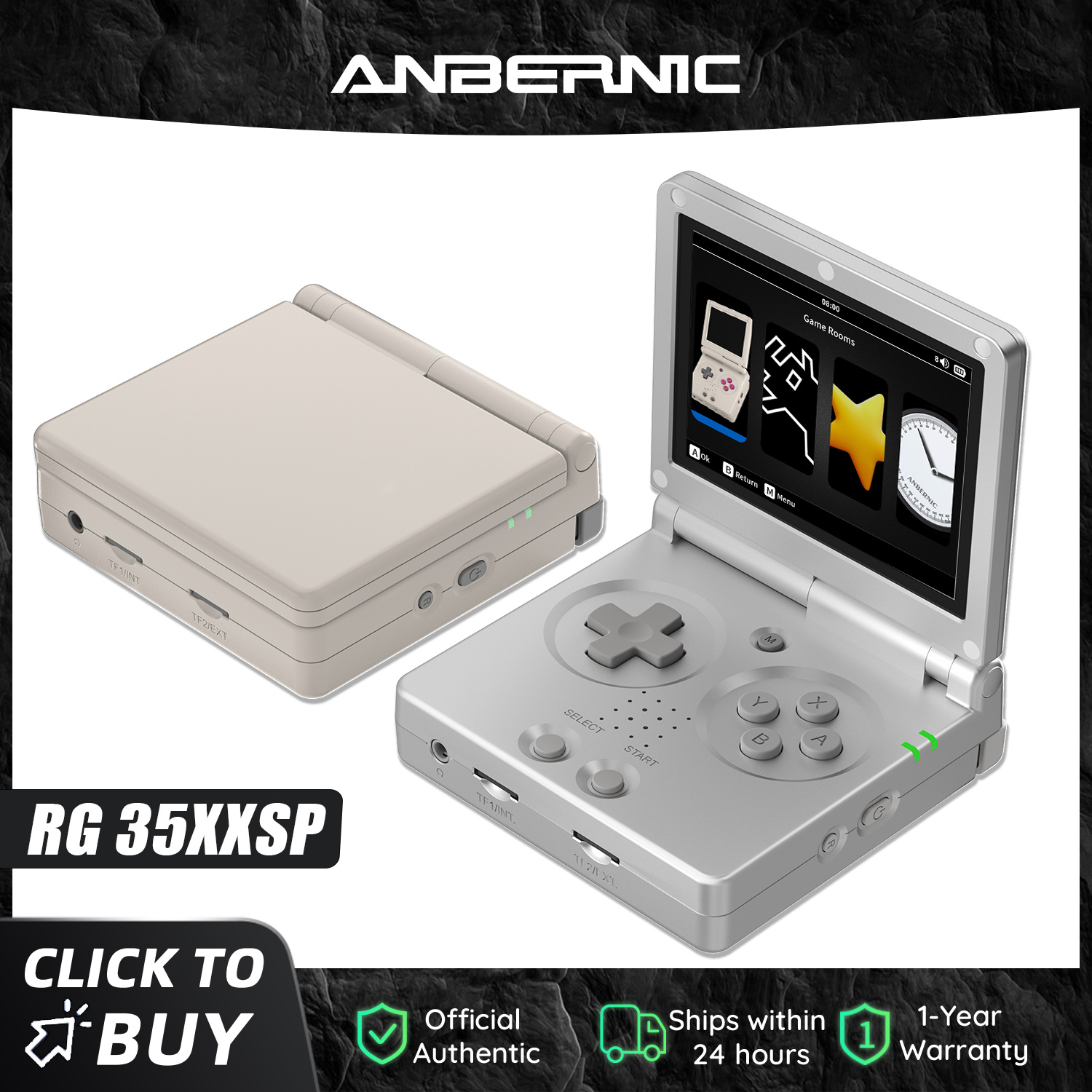 جهاز ألعاب محمول Anbernic RG35 - مراجعة Retro Game Console Hdmi Tv Output وسعره