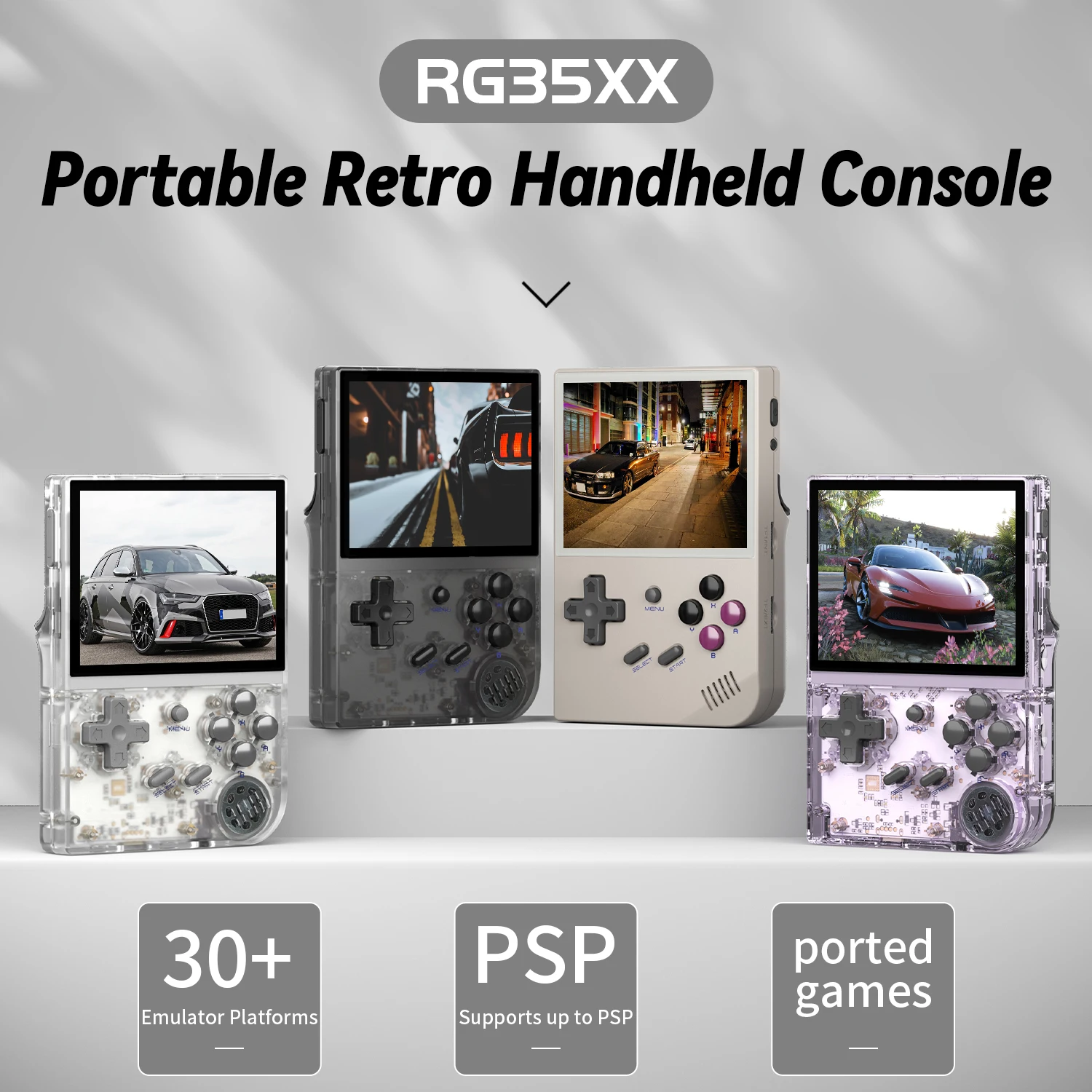 جهاز ألعاب محمول RG35XX بنظام  - مراجعة Retro Handheld Console Linux Ips Screen وسعره