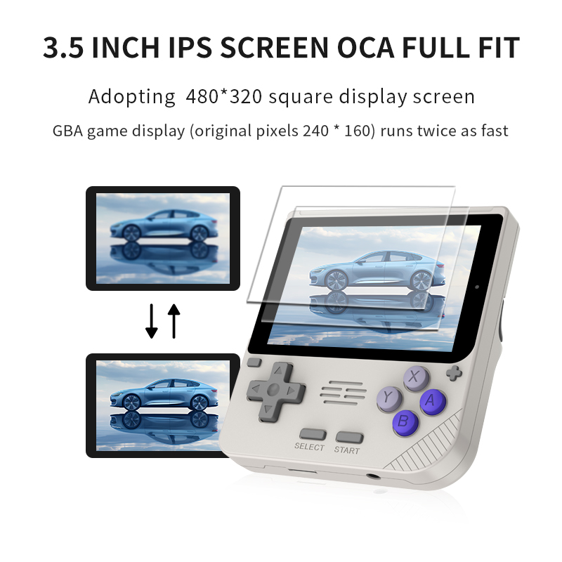 جهاز ألعاب محمول POWKIDDY V10  - مراجعة Retro Handheld Console Linux Ips Screen وسعره