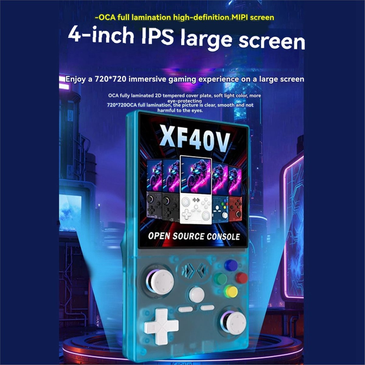 وحدة تحكم ألعاب محمولة A86G جد - مراجعة Retro Handheld Console Linux Ips Screen وسعره