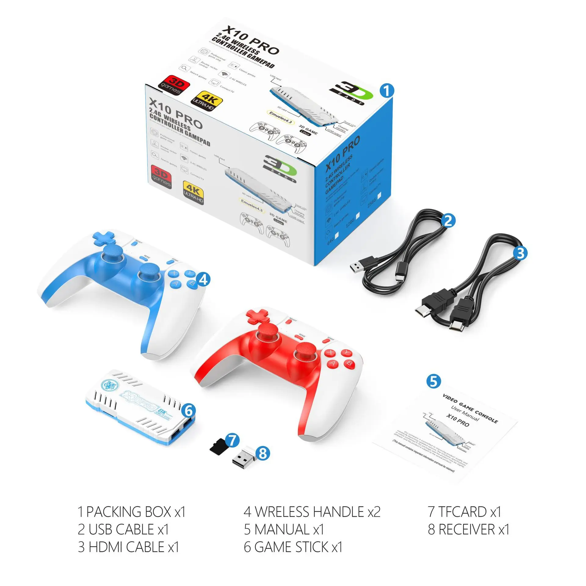 وحدة تحكم ألعاب تلفزيونية كلاس - مراجعة Retro Game Console 50000 Games Built In وسعره