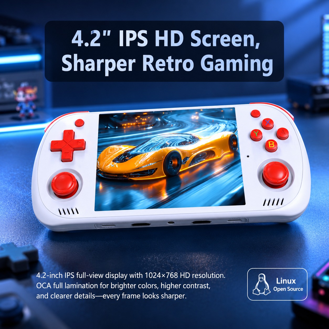 جهاز ألعاب محمول R36H PROMAX ب - مراجعة Retro Handheld Console Linux Ips Screen وسعره