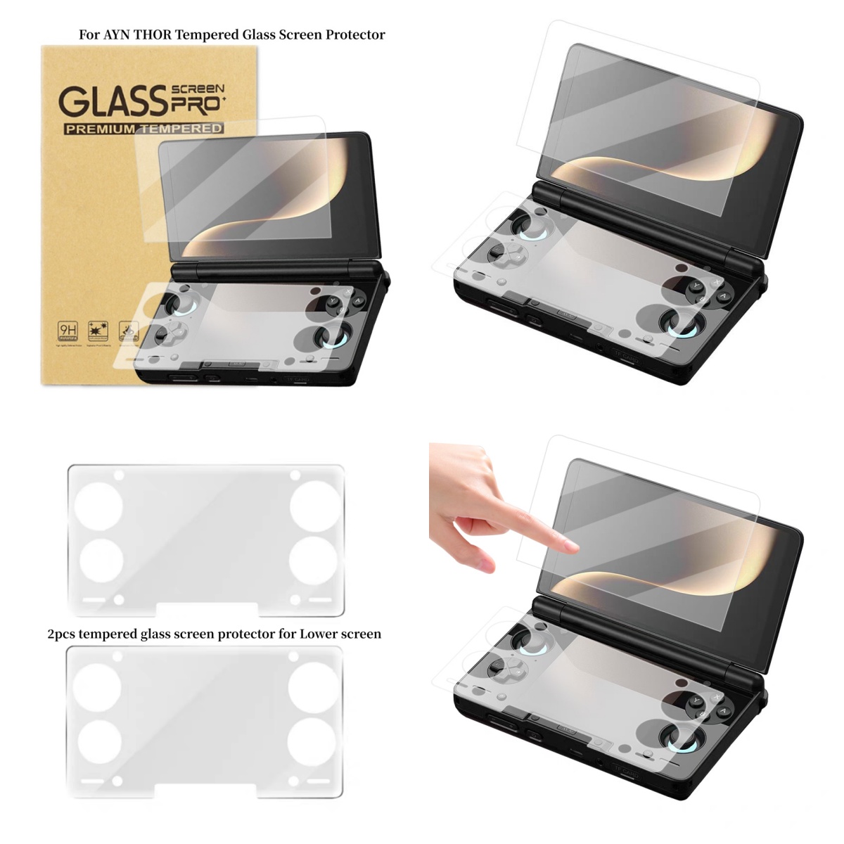 لوحدة التحكم في الألعاب AYN TH - مراجعة Screen Protector Tempered Glass Console وسعره