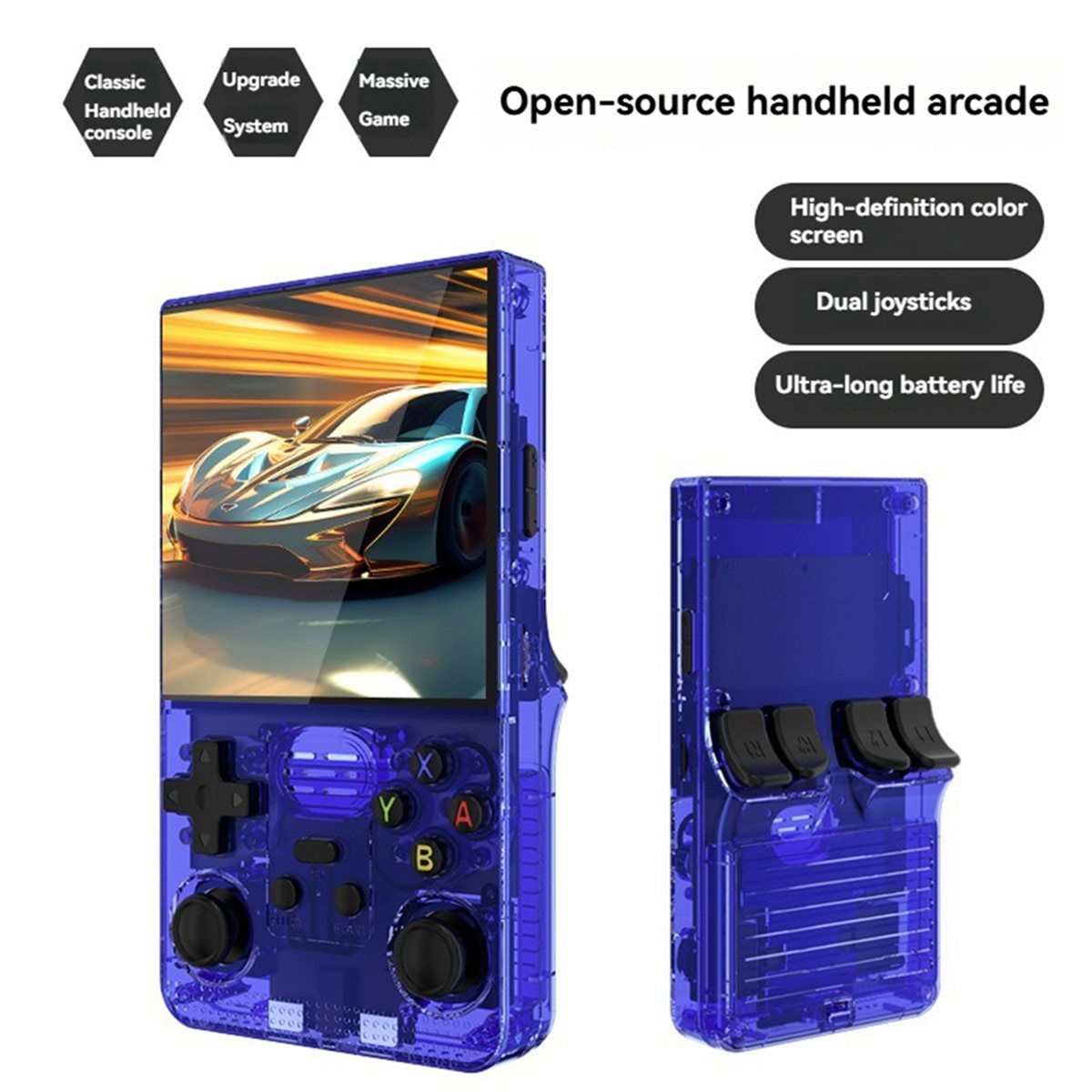 عرض ترويجي: وحدة تحكم ألعاب R3 - مراجعة Open Source Retro Game Console 4 Inch وسعره