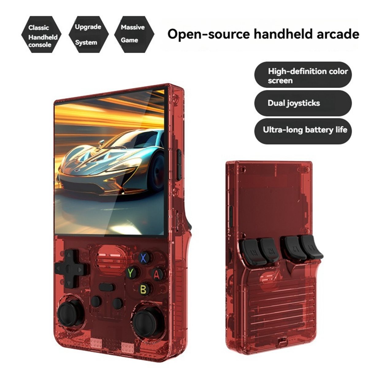 عرض ترويجي: وحدة تحكم ألعاب R3 - مراجعة Open Source Retro Game Console 4 Inch وسعره